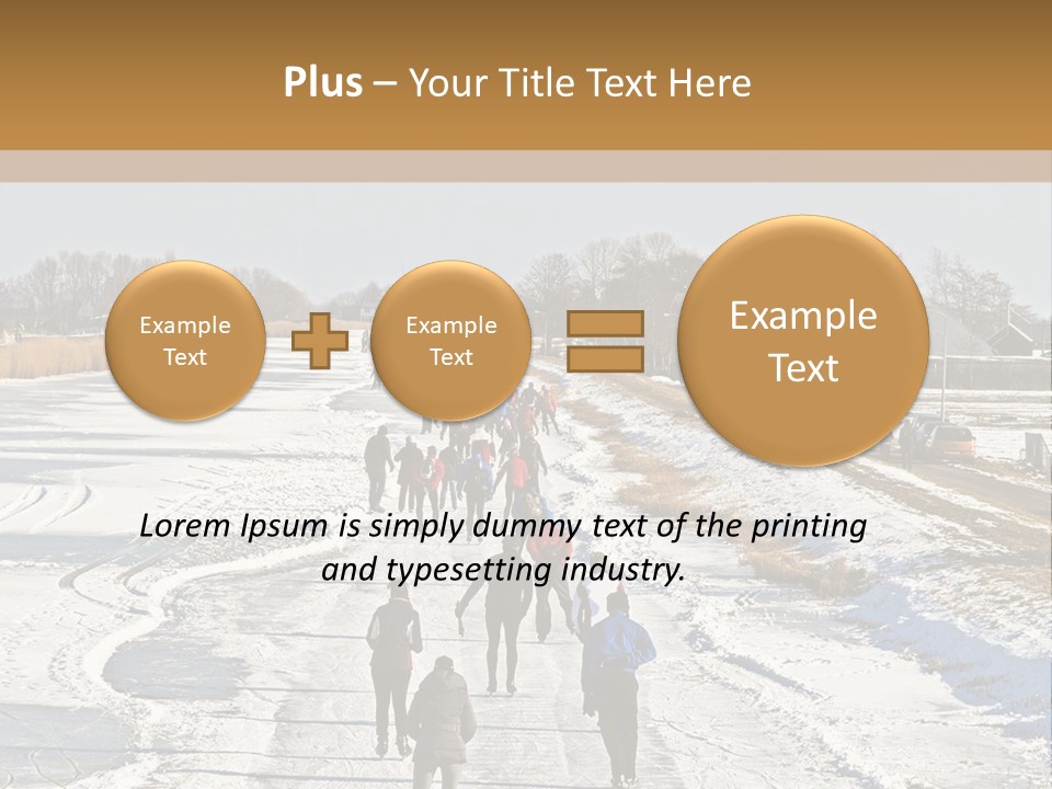 Holland Recreation Snowy PowerPoint Template