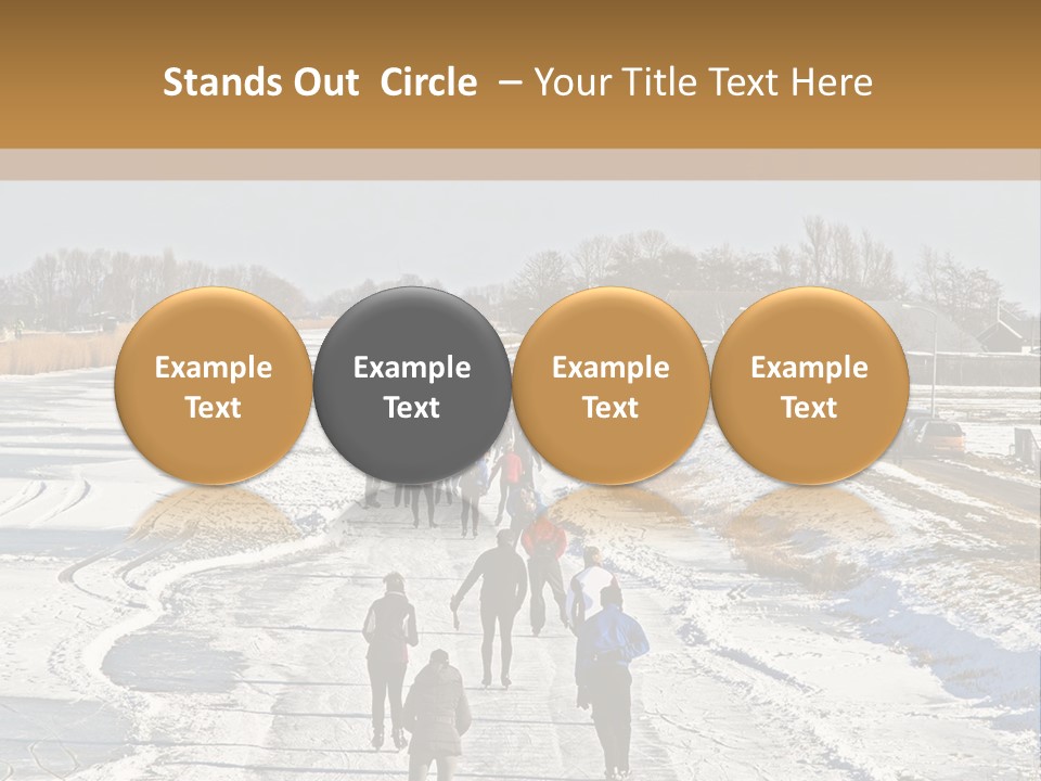 Holland Recreation Snowy PowerPoint Template