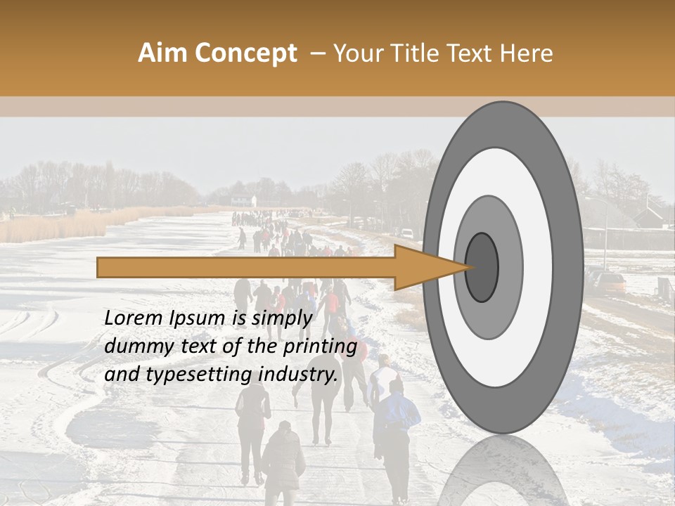 Holland Recreation Snowy PowerPoint Template