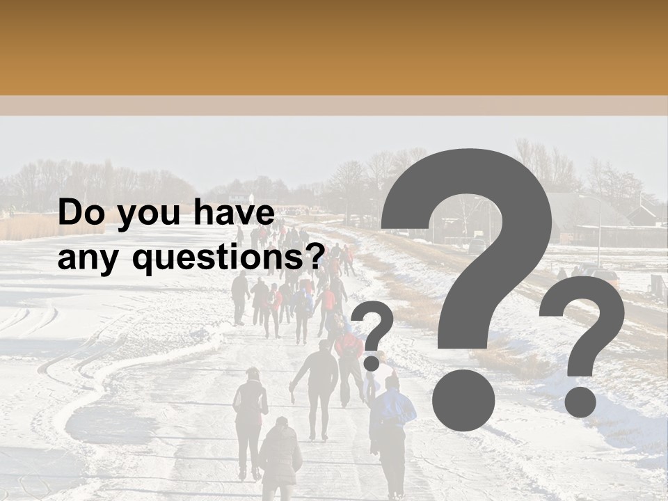 Holland Recreation Snowy PowerPoint Template