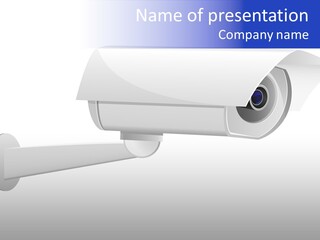 Illustration Background Surveillance PowerPoint Template