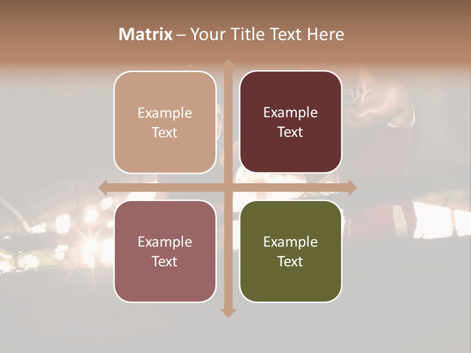 Punching Active Beautiful PowerPoint Template