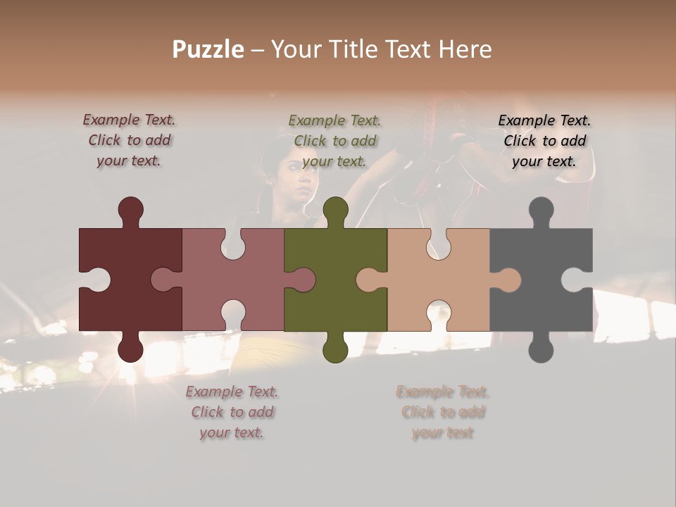 Punching Active Beautiful PowerPoint Template