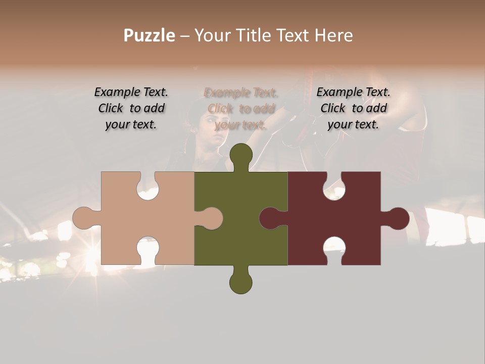 Punching Active Beautiful PowerPoint Template