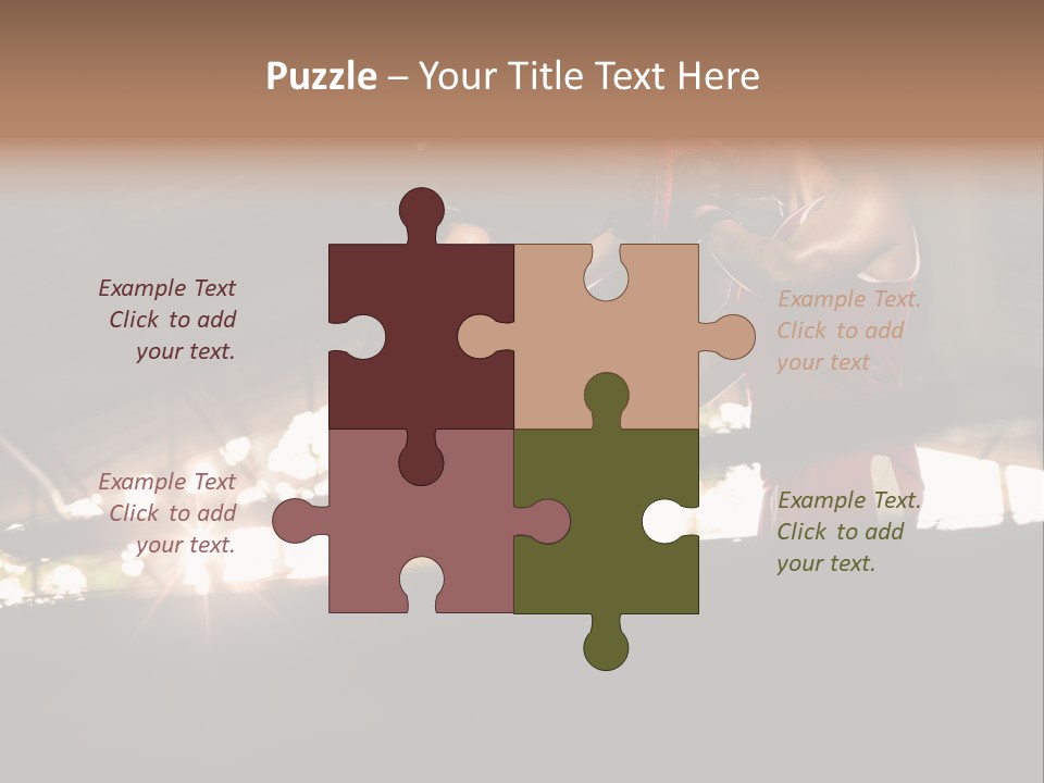 Punching Active Beautiful PowerPoint Template