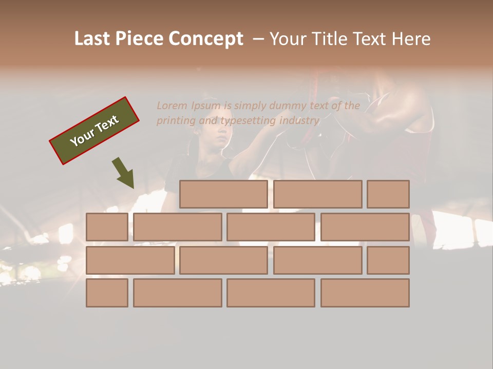 Punching Active Beautiful PowerPoint Template