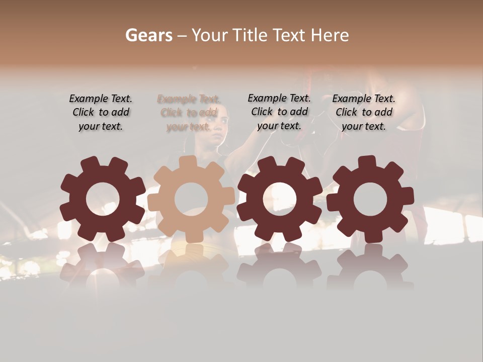 Punching Active Beautiful PowerPoint Template