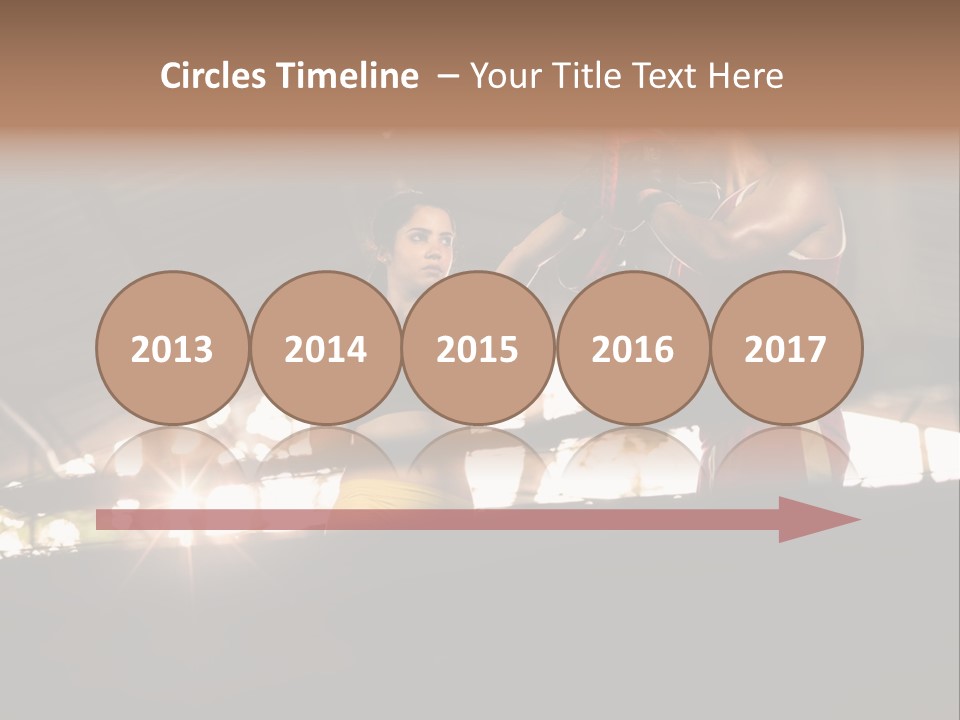 Punching Active Beautiful PowerPoint Template