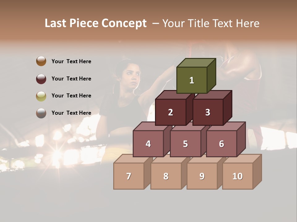 Punching Active Beautiful PowerPoint Template