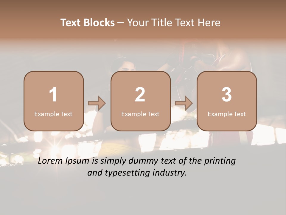 Punching Active Beautiful PowerPoint Template