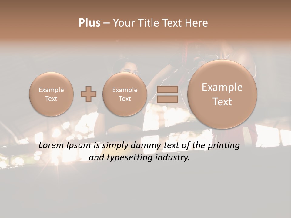 Punching Active Beautiful PowerPoint Template
