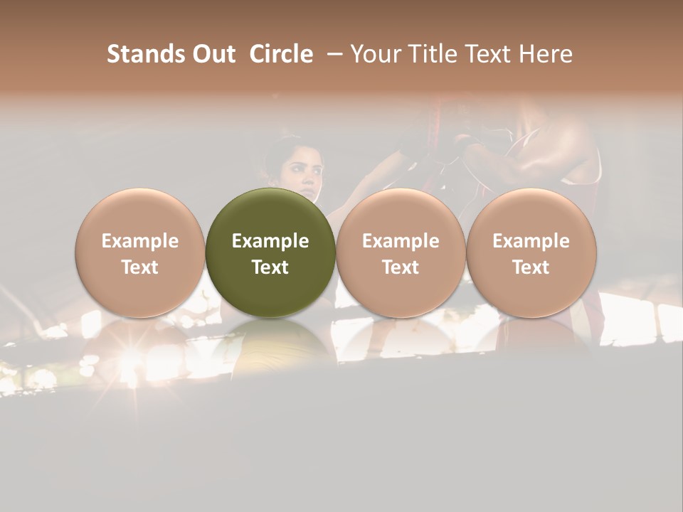 Punching Active Beautiful PowerPoint Template