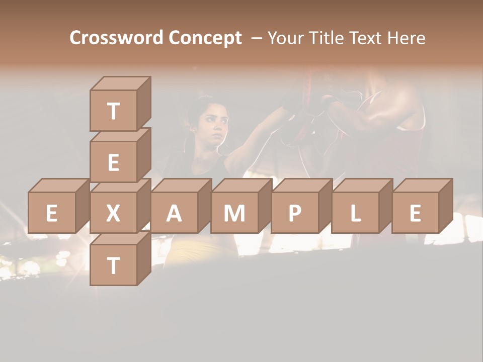 Punching Active Beautiful PowerPoint Template