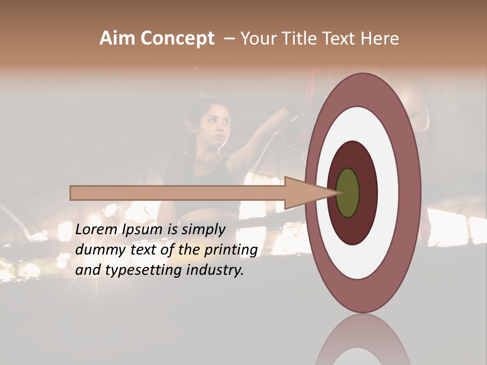 Punching Active Beautiful PowerPoint Template