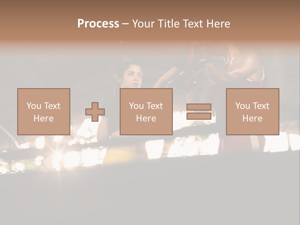 Punching Active Beautiful PowerPoint Template