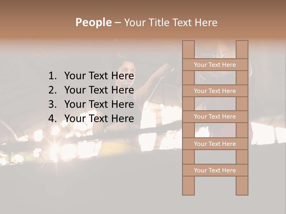 Punching Active Beautiful PowerPoint Template