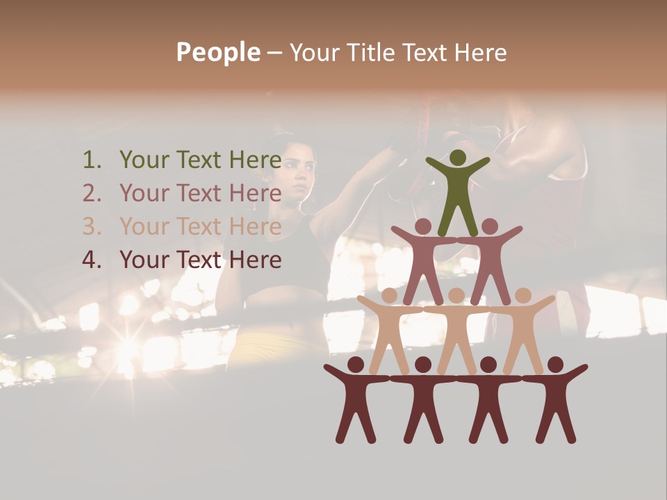 Punching Active Beautiful PowerPoint Template