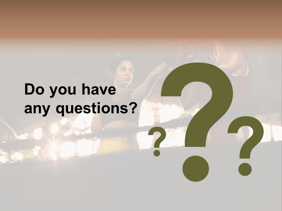 Punching Active Beautiful PowerPoint Template