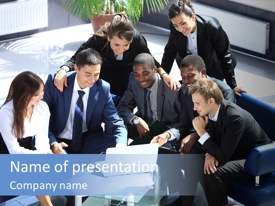 Female Smile Professional PowerPoint Template