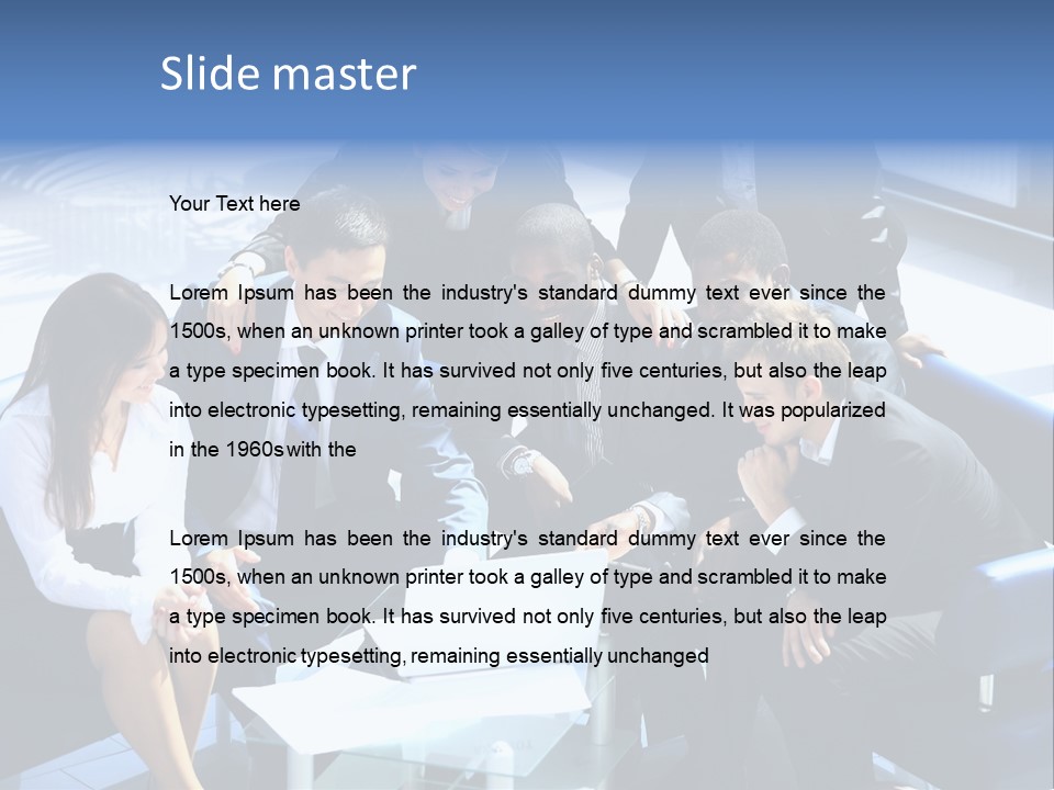 Female Smile Professional PowerPoint Template