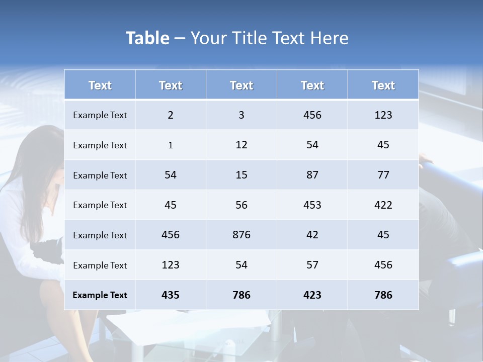 Female Smile Professional PowerPoint Template