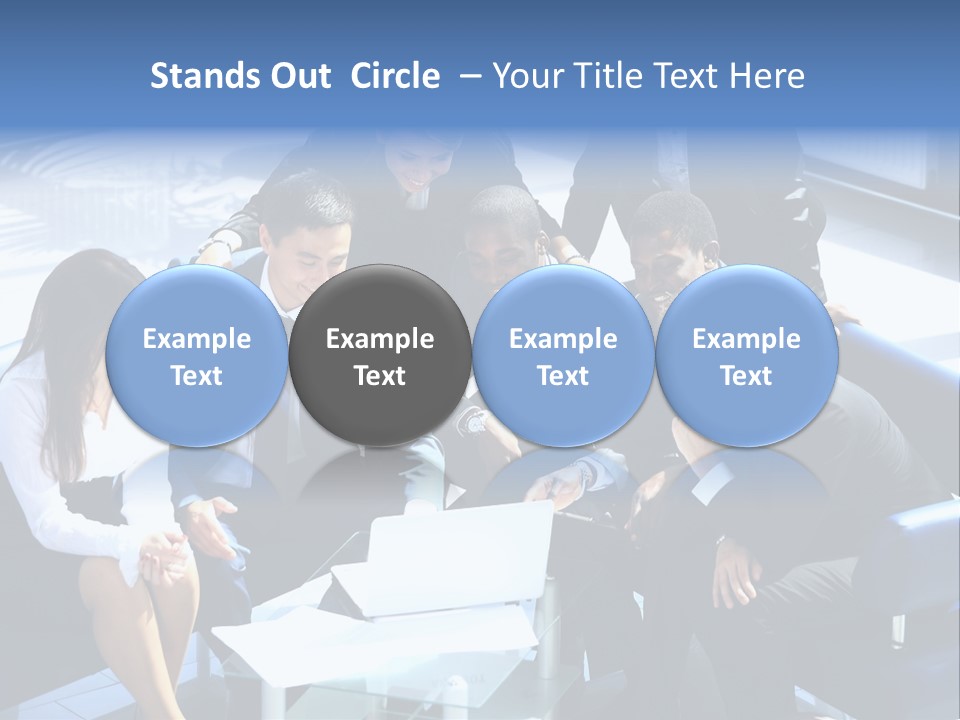 Female Smile Professional PowerPoint Template