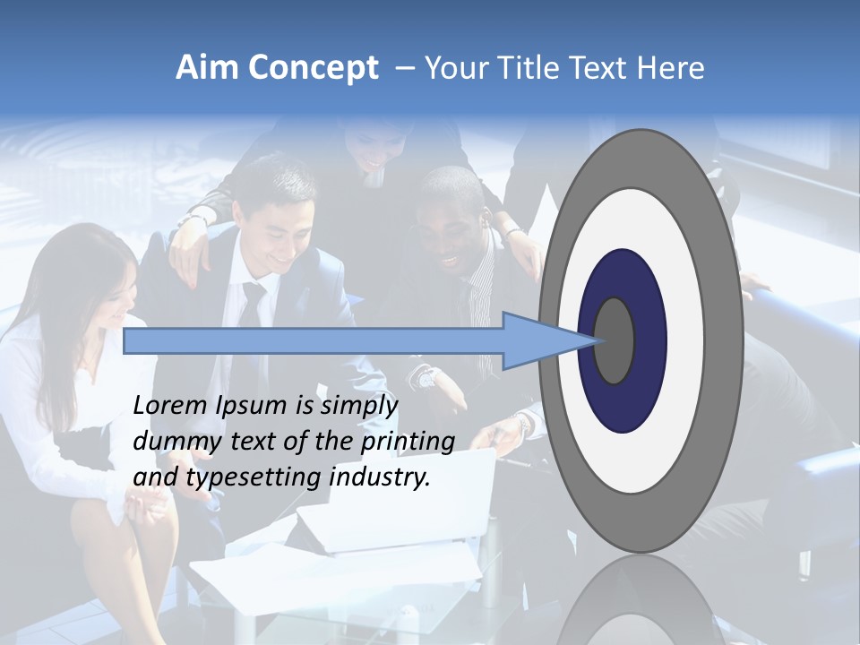 Female Smile Professional PowerPoint Template