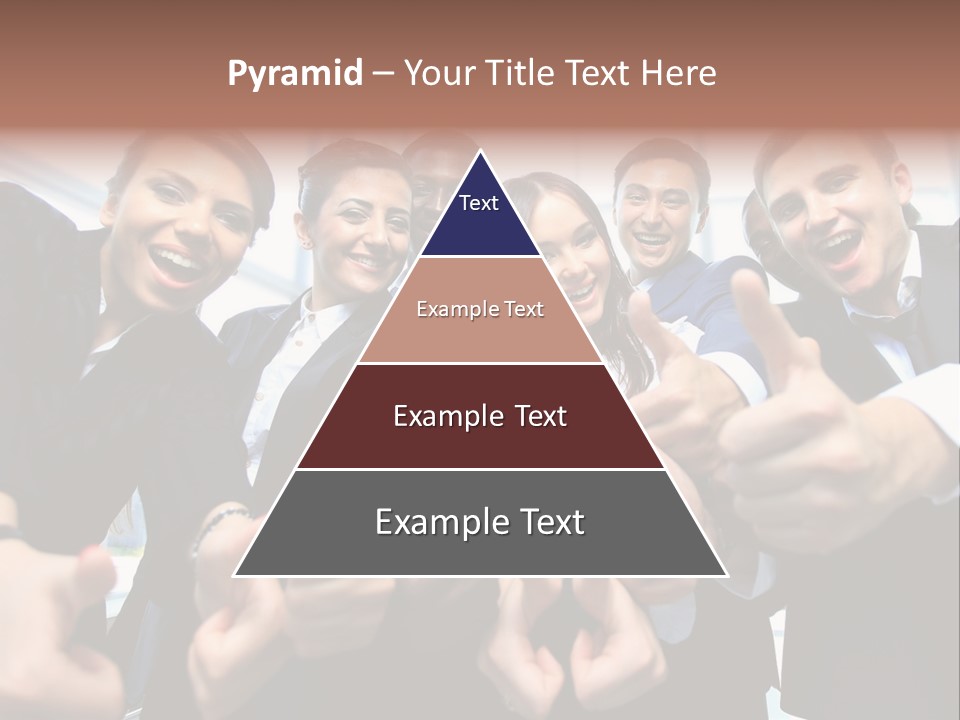 Support Businesswoman White PowerPoint Template