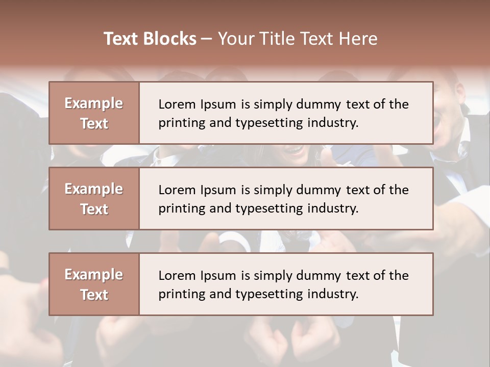 Support Businesswoman White PowerPoint Template