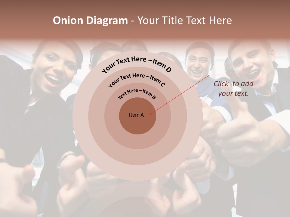 Support Businesswoman White PowerPoint Template