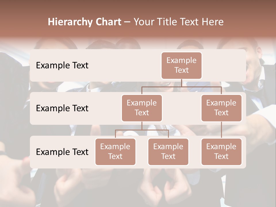 Support Businesswoman White PowerPoint Template