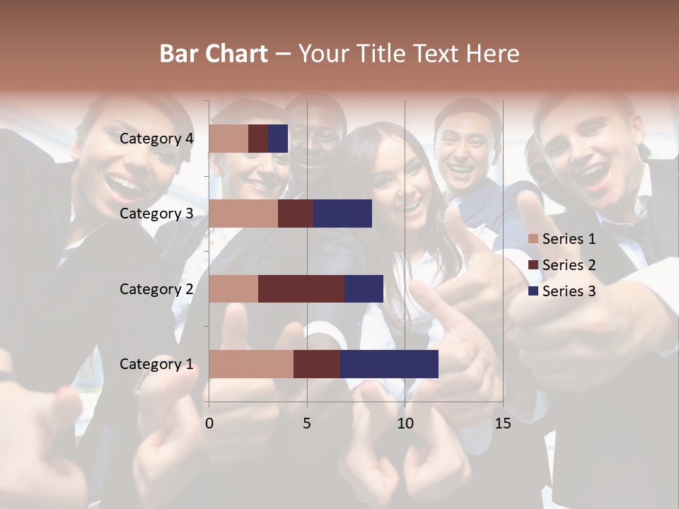 Support Businesswoman White PowerPoint Template