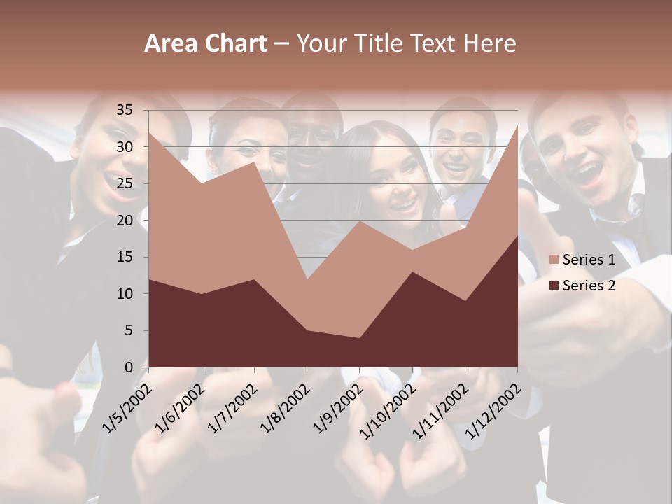 Support Businesswoman White PowerPoint Template