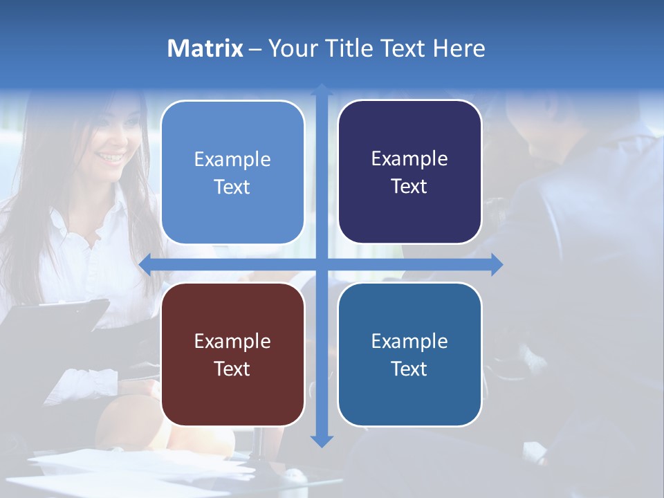 Men Cheerful White PowerPoint Template