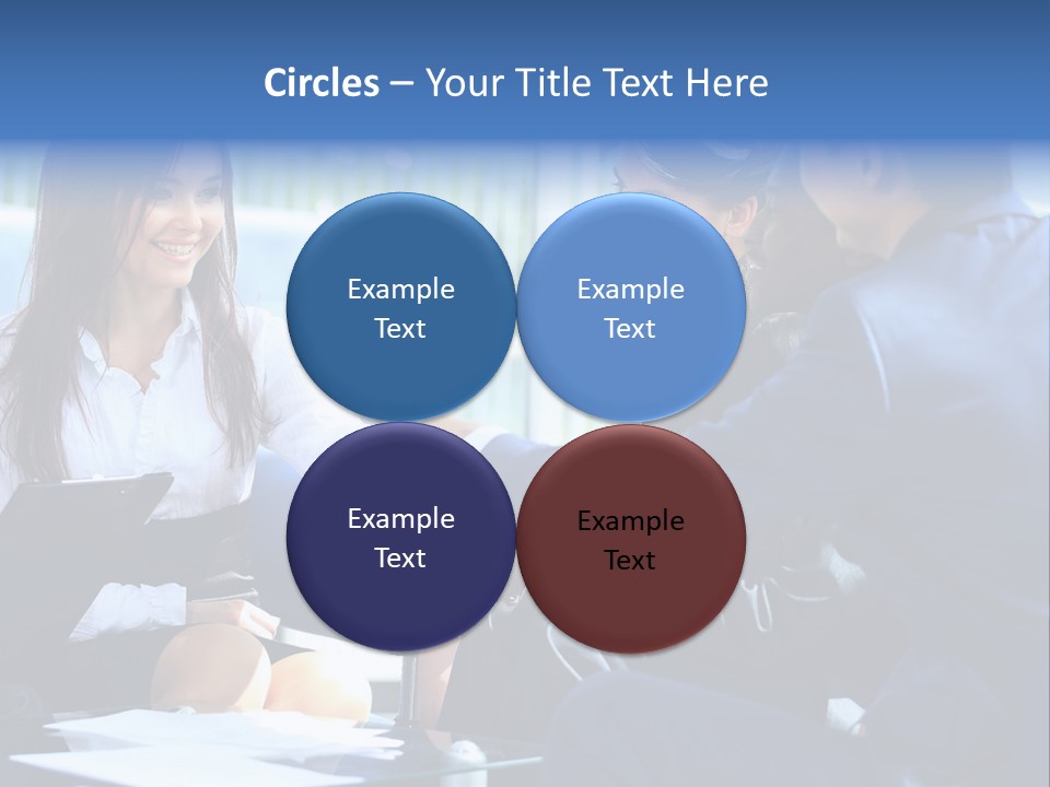 Men Cheerful White PowerPoint Template