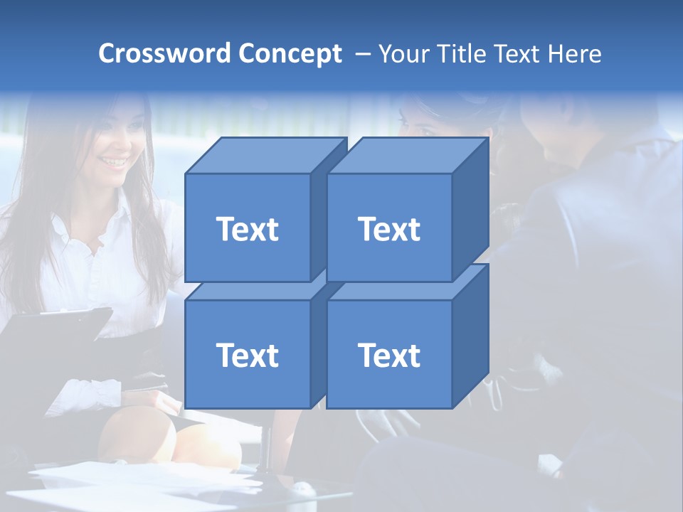 Men Cheerful White PowerPoint Template