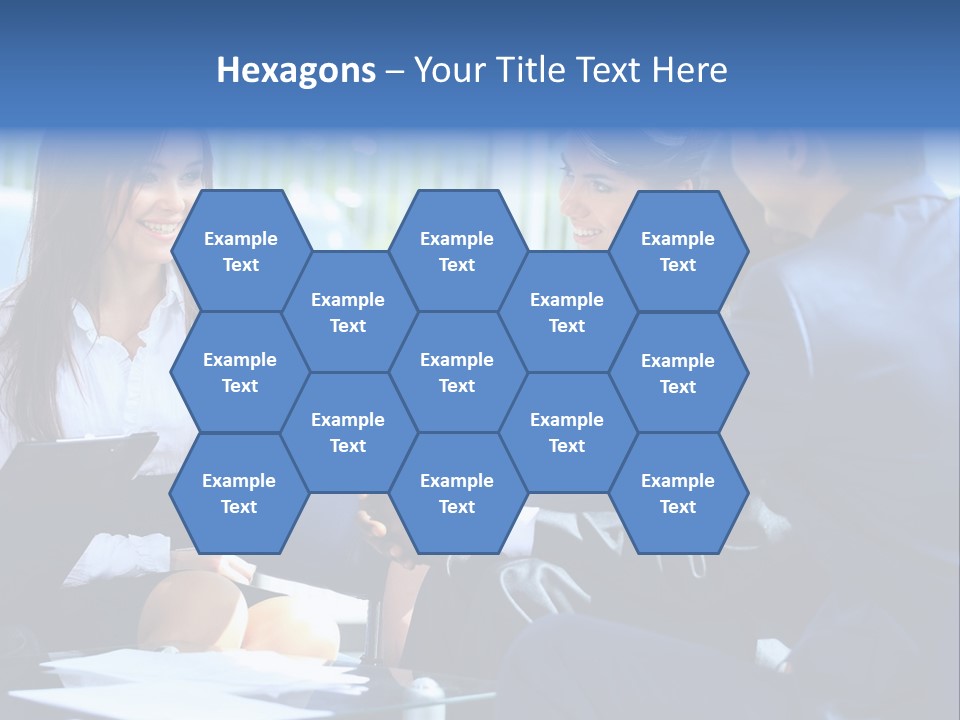 Men Cheerful White PowerPoint Template