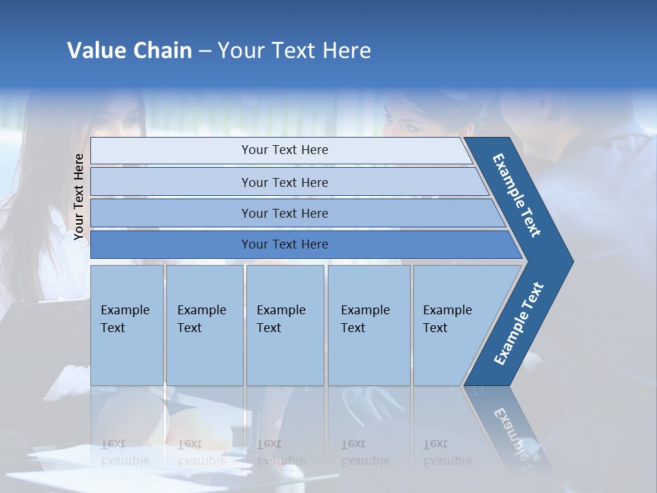 Men Cheerful White PowerPoint Template