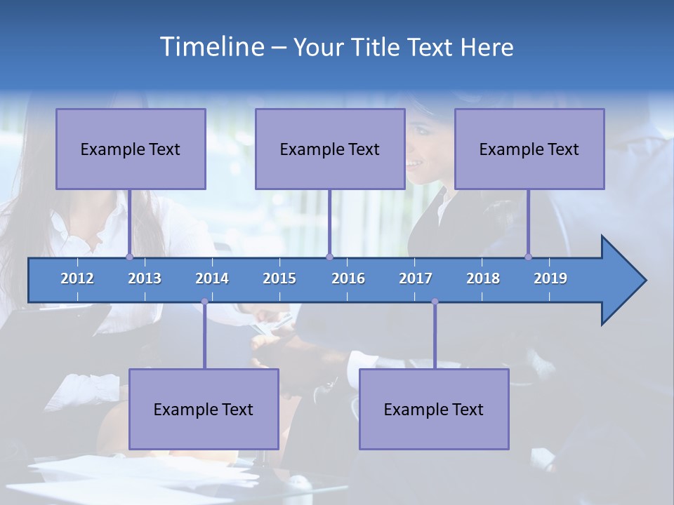 Men Cheerful White PowerPoint Template