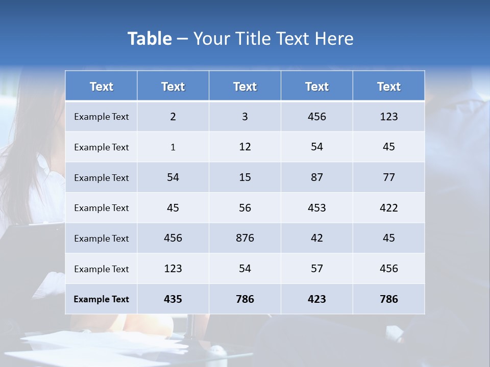 Men Cheerful White PowerPoint Template