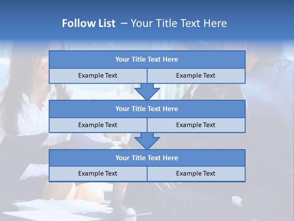 Men Cheerful White PowerPoint Template