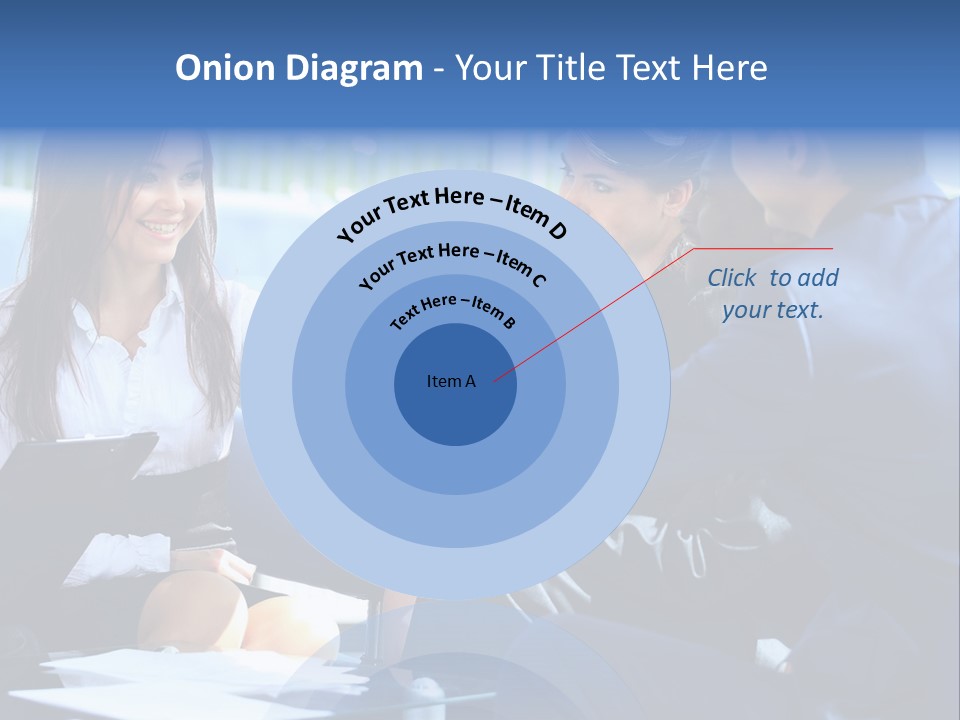 Men Cheerful White PowerPoint Template