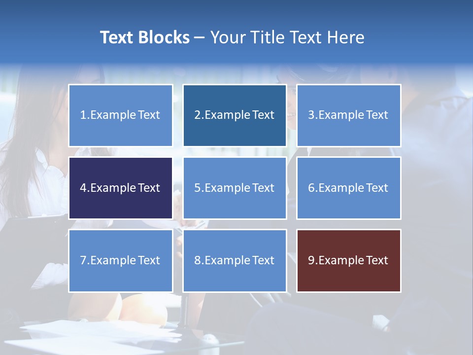 Men Cheerful White PowerPoint Template