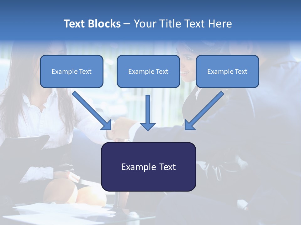 Men Cheerful White PowerPoint Template