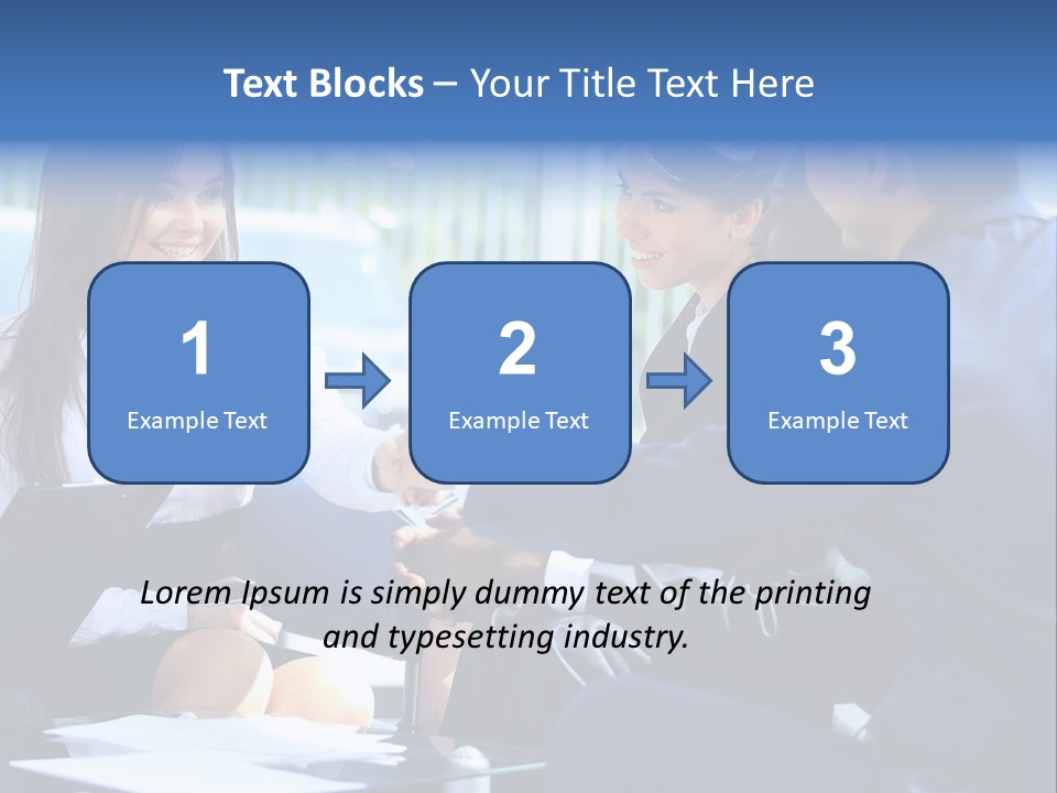 Men Cheerful White PowerPoint Template