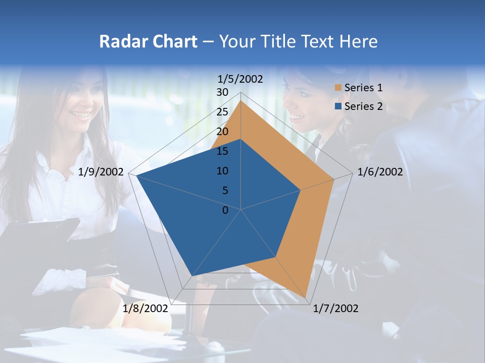 Men Cheerful White PowerPoint Template