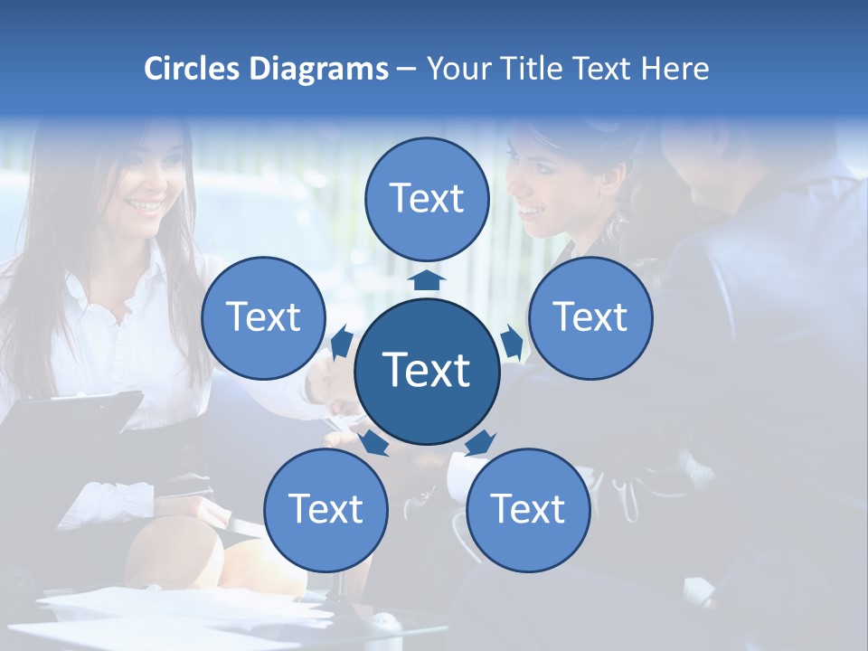 Men Cheerful White PowerPoint Template