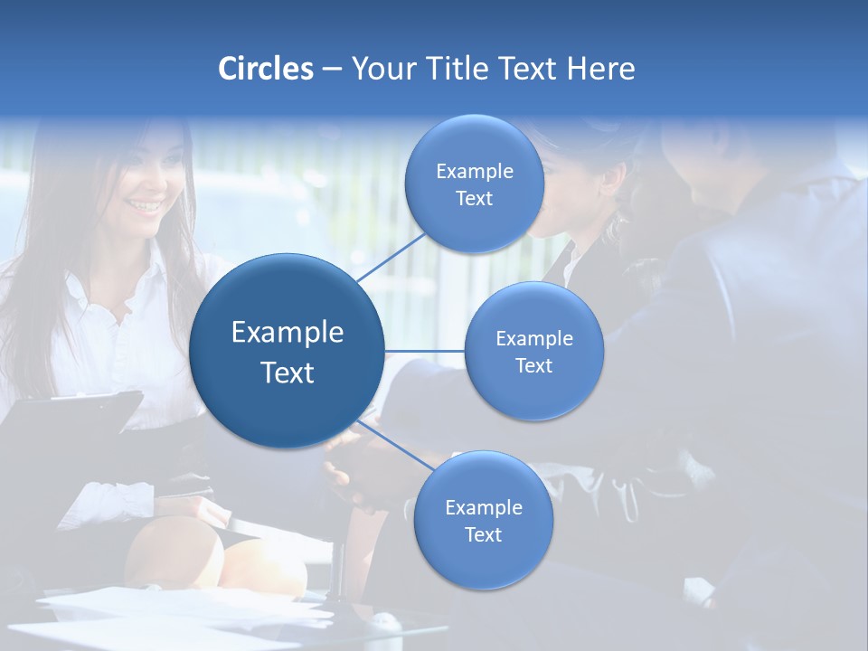 Men Cheerful White PowerPoint Template