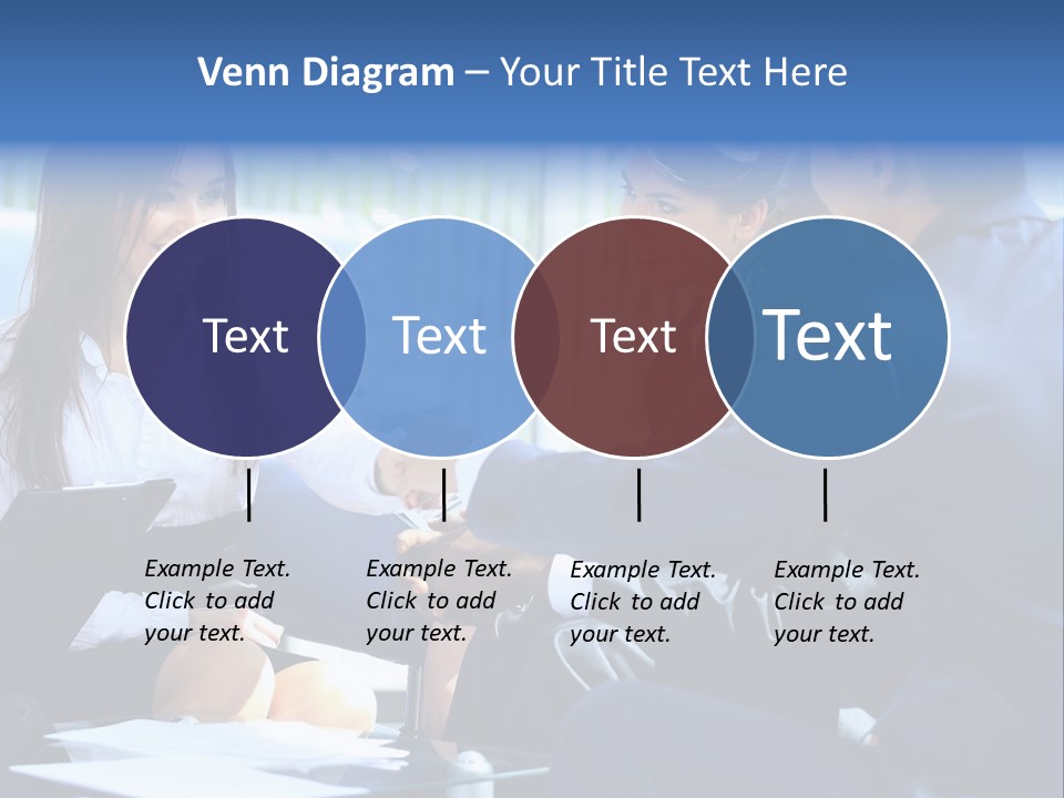 Men Cheerful White PowerPoint Template