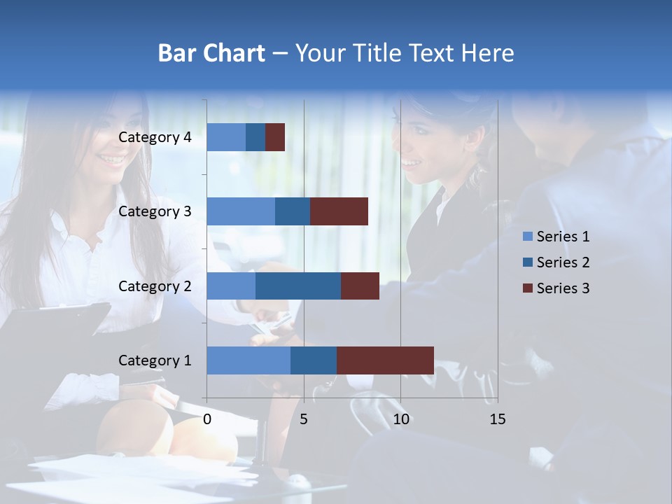 Men Cheerful White PowerPoint Template